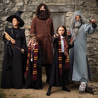 Costume Harry Potter, Robe D'école De Magie, Cape De Magicien