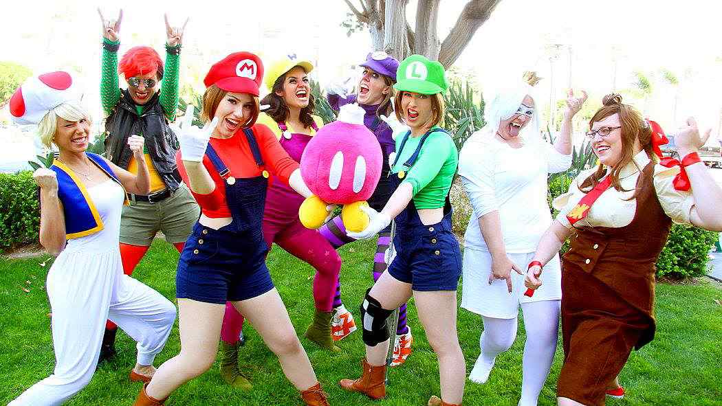 Costumes en couple Super Mario Bros pour adulte